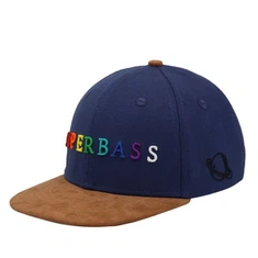 Snapback-Kappe für Kinder mit aufgesticktem Puff-Logo