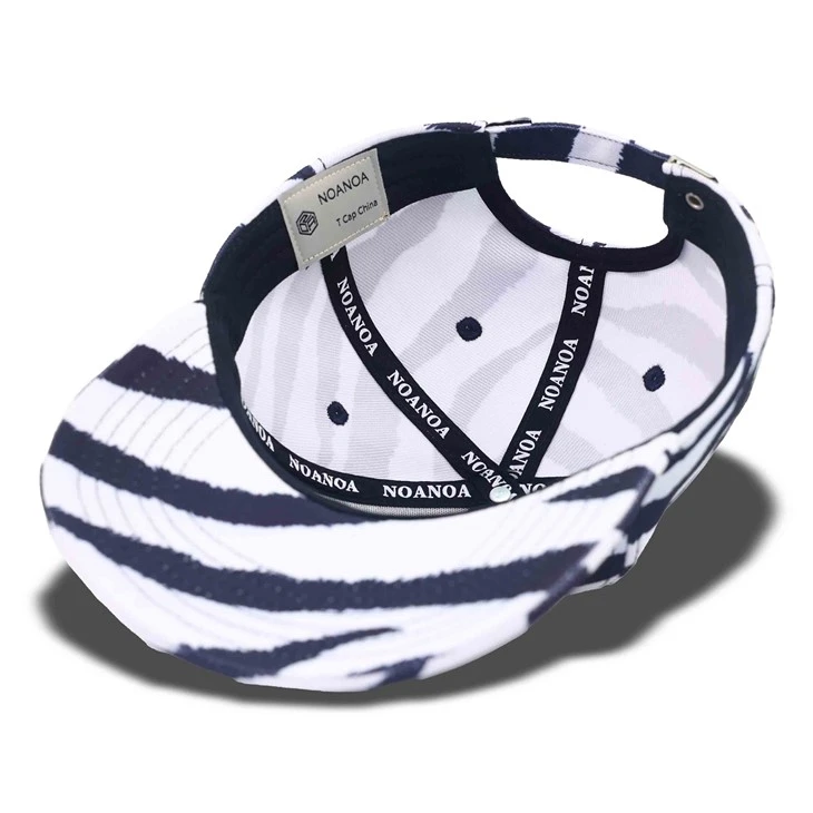 Black And White Tiger Stripe Dad Hat
