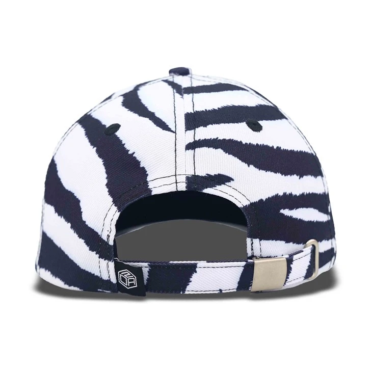 Black And White Tiger Stripe Dad Hat