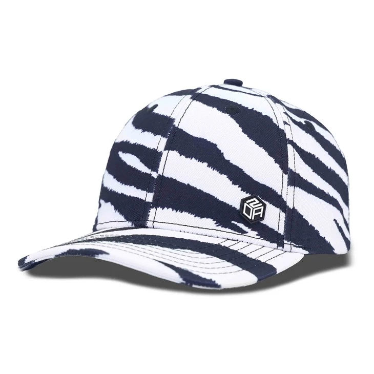 Black And White Tiger Stripe Dad Hat