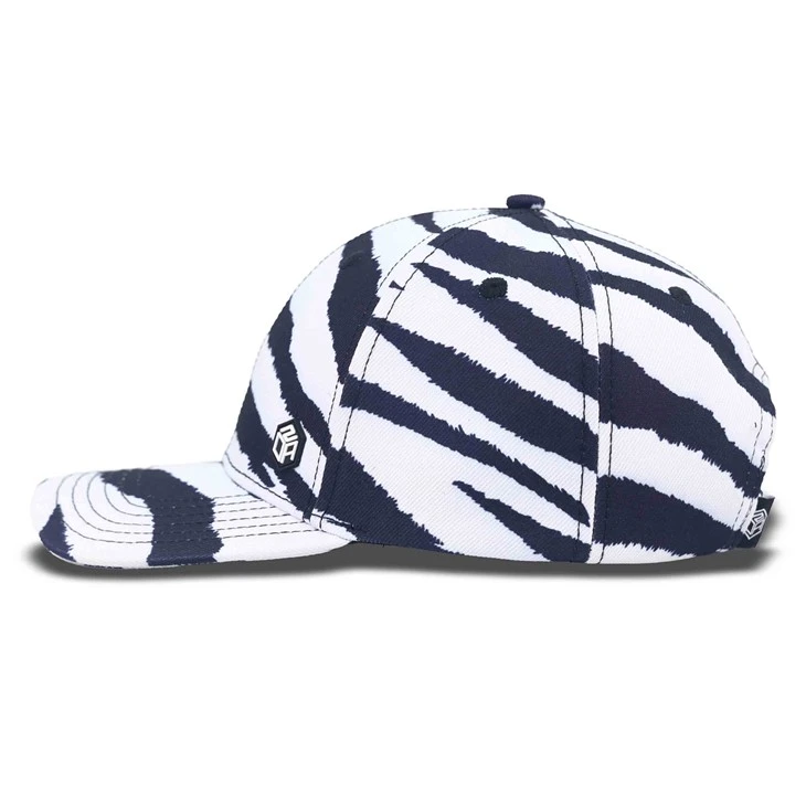 Black And White Tiger Stripe Dad Hat