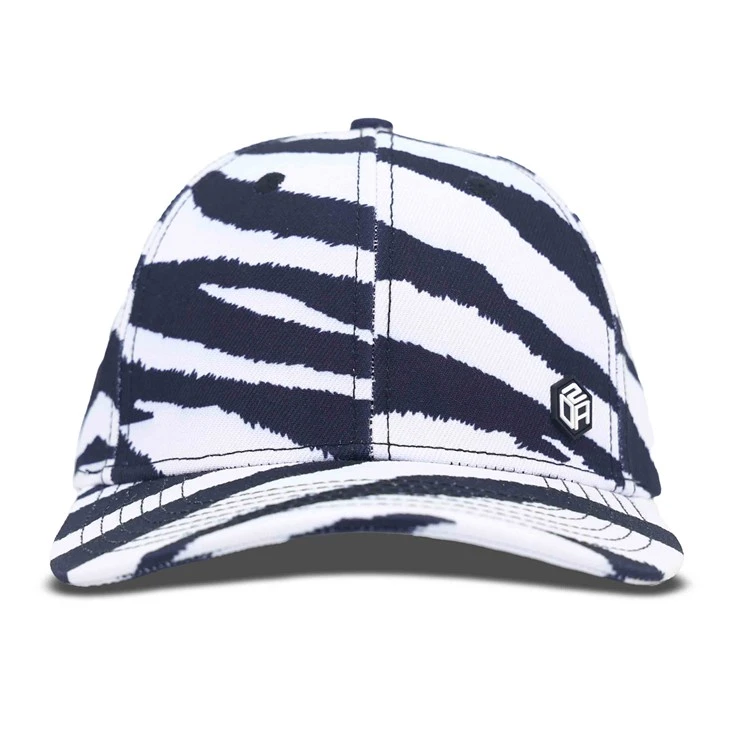 Black And White Tiger Stripe Dad Hat