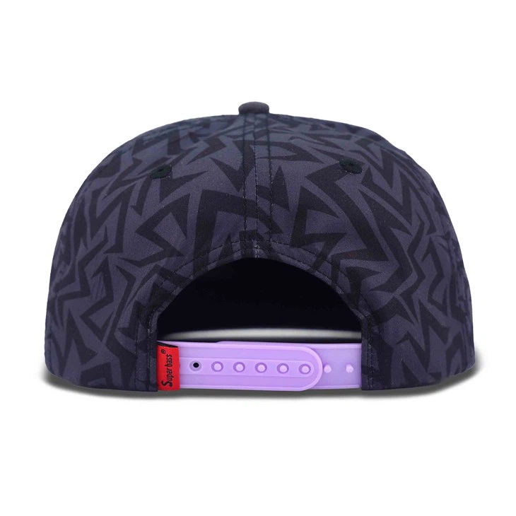Dark Gray Rocket Rubber Snapback Cap