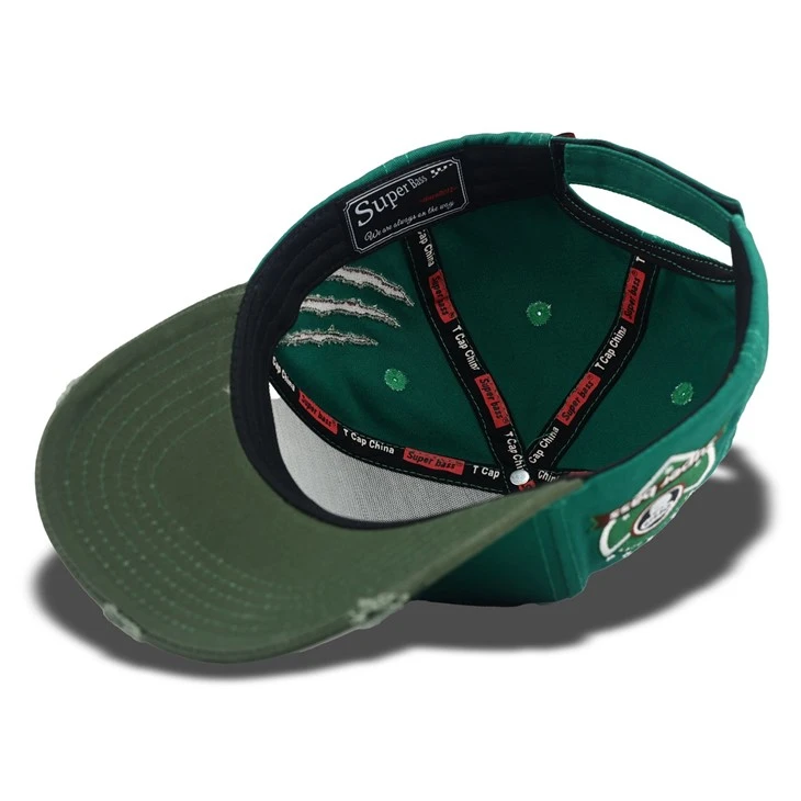 Dark Green Angry Gorilla Baseball Cap