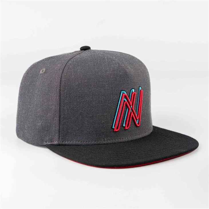 Double Layer Embroidery Snapback Cap