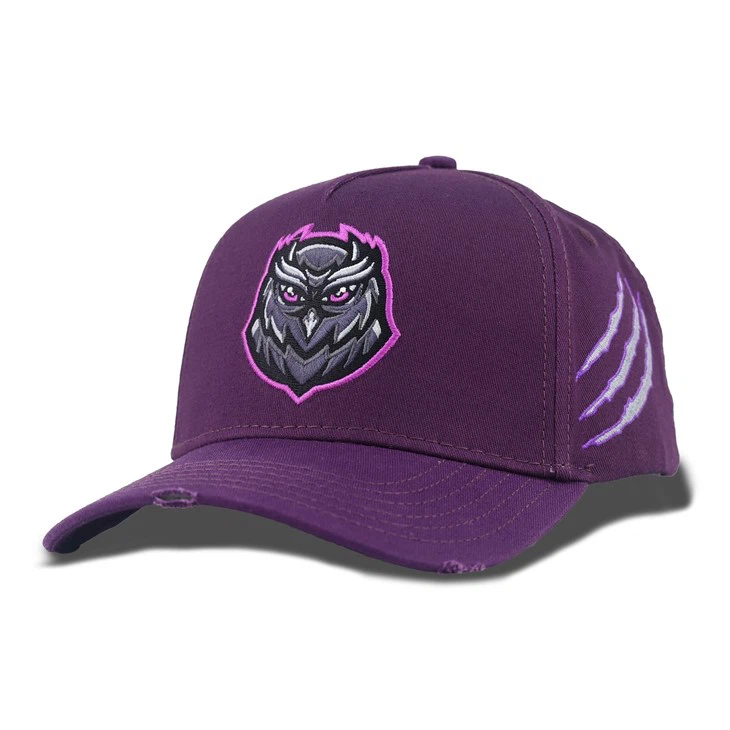 Purple Owl Baseball Cap