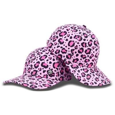 Pink Leopard Print Dad Hut