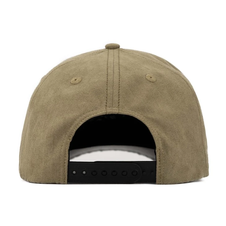 TCAP Customize Premier Suede Green Embroidered Logo Snapback Baseball Cap