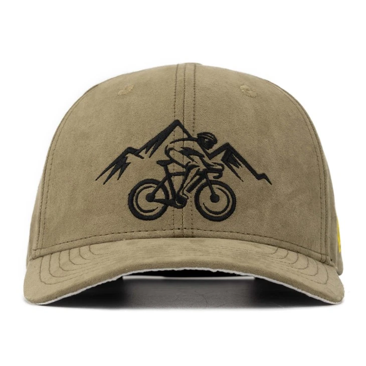 TCAP Customize Premier Suede Green Embroidered Logo Snapback Baseball Cap